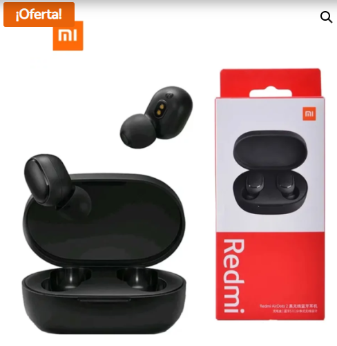 Auricular  Inalámbrico Xiaomi Redmi Airdots Rojas