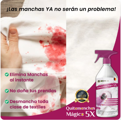 Quitamanchas Mágico 5X Para Telas 500ml