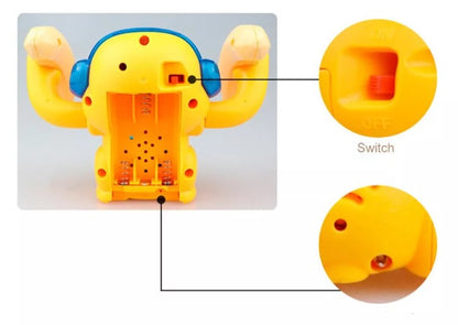 Mico Didáctico con Bananos