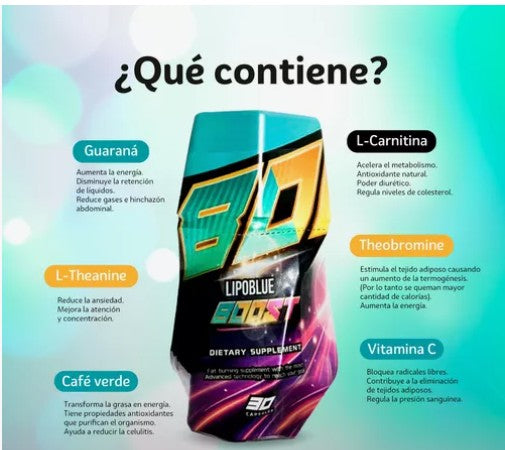 Lipoblue Boost x 30 Cápsulas