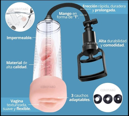 Bomba de crecimiento pene + vágina