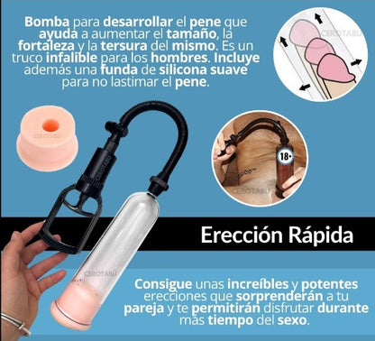 Bomba de crecimiento pene + vágina