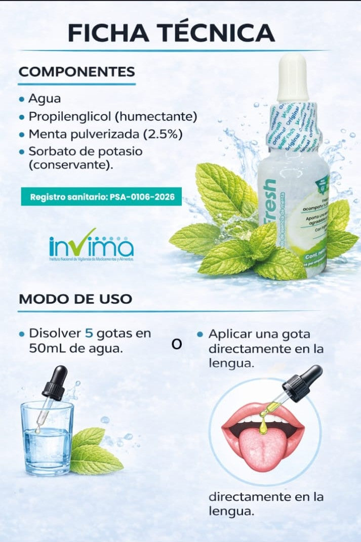WellFresh Elimina el Mal Aliento